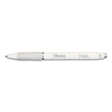 Sharpie® S-Gel™ S-gel Fashion Barrel Gel Pen, Retractable, Medium 0.7 Mm, Black Ink, Pearl White Barrel, Dozen freeshipping - TVN Wholesale